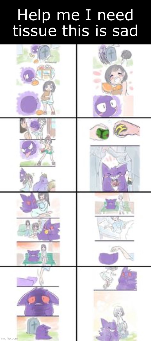 Sad Pokémon comic yay | Help me I need tissue this is sad | image tagged in image tags | made w/ Imgflip meme maker