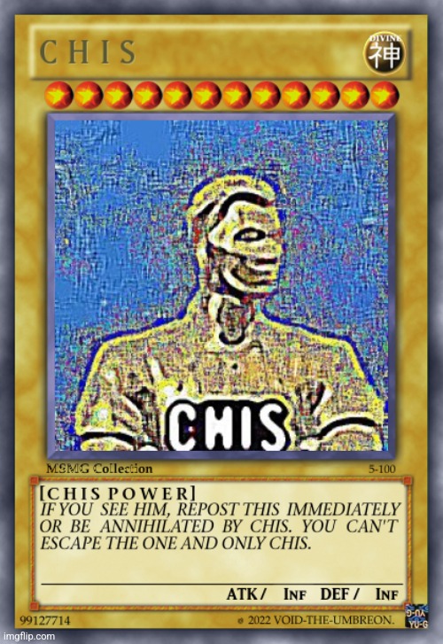 CHIS CARD | image tagged in chis card | made w/ Imgflip meme maker
