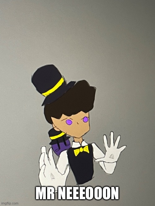 Credit: mareeep he still workin on it | MR NEEEOOON | made w/ Imgflip meme maker