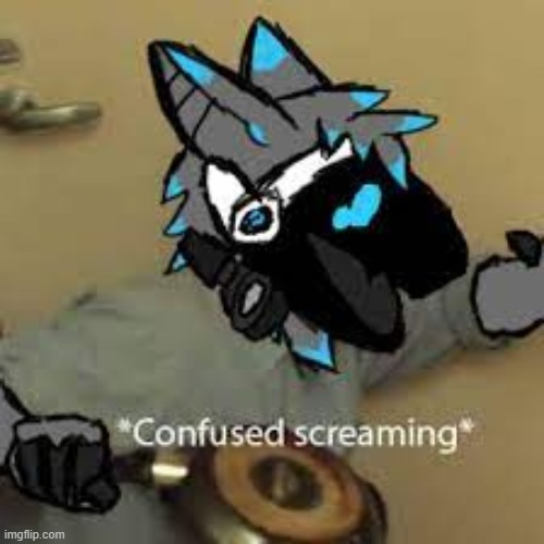 *confused screaming continues* | image tagged in protogen confused screaming | made w/ Imgflip meme maker