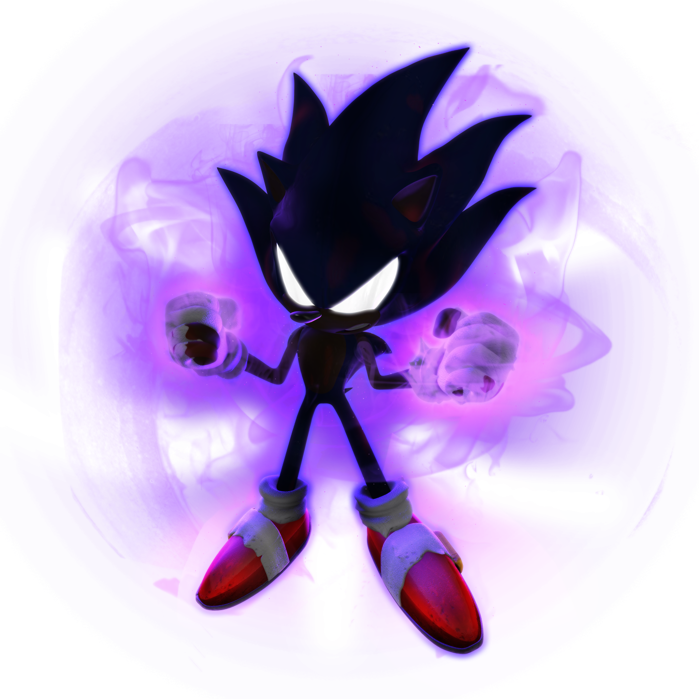 High Quality Dark Sonic Blank Meme Template