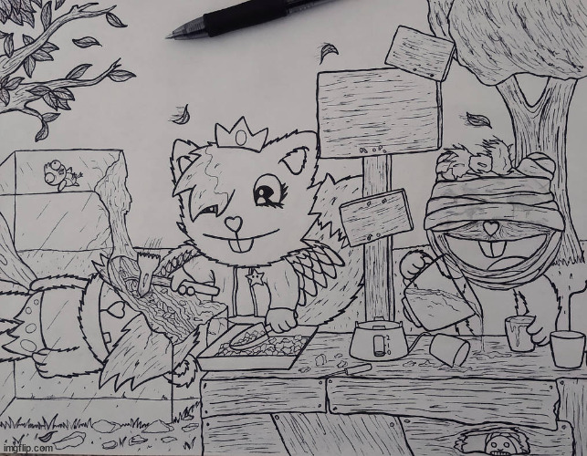 heres the lineart | made w/ Imgflip meme maker