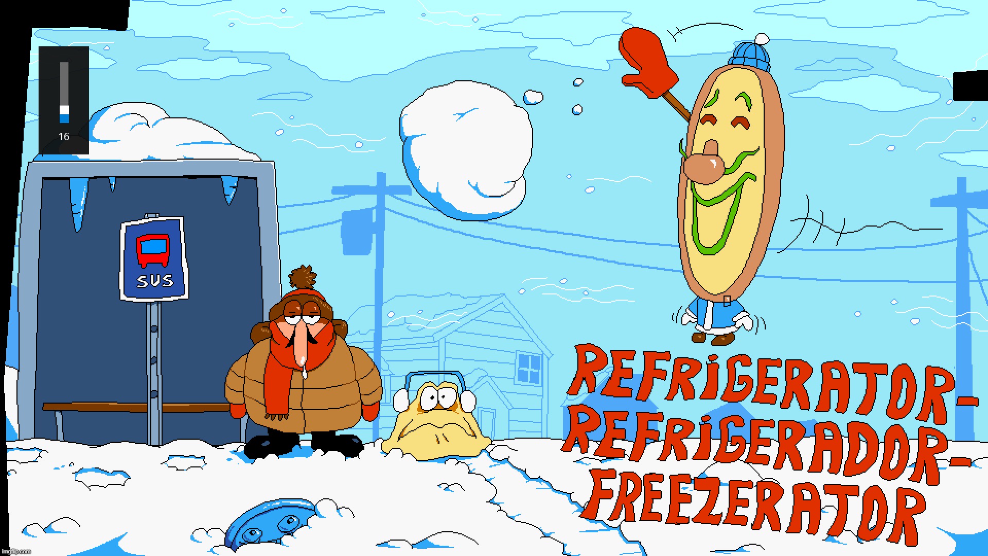 refrigerador intro screen but i changed something | made w/ Imgflip meme maker