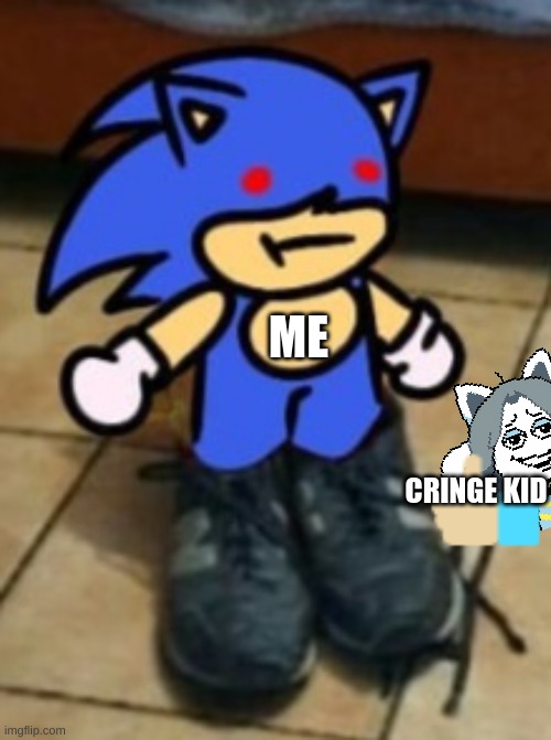 sunky drip as me | ME; CRINGE KID | image tagged in drippin sunk | made w/ Imgflip meme maker