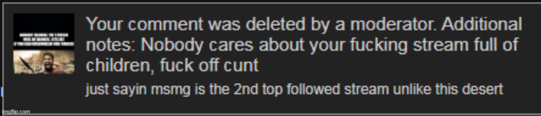 goofy ass actually said that msmg is full of children :skull: | made w/ Imgflip meme maker