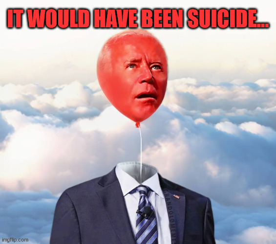 IT WOULD HAVE BEEN SUICIDE... | made w/ Imgflip meme maker