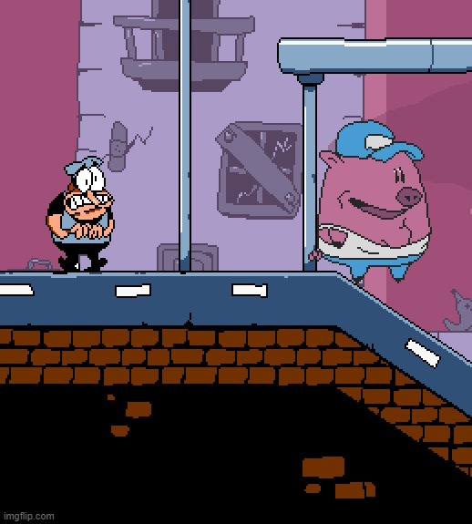 GUYS GUYS GUYS!!!! THP IN PIZZA TOWER!!!!!!!!!!11!!1!1 | made w/ Imgflip meme maker