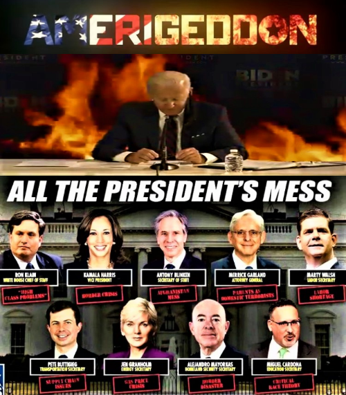 american armageddon-all the president's mess Blank Meme Template