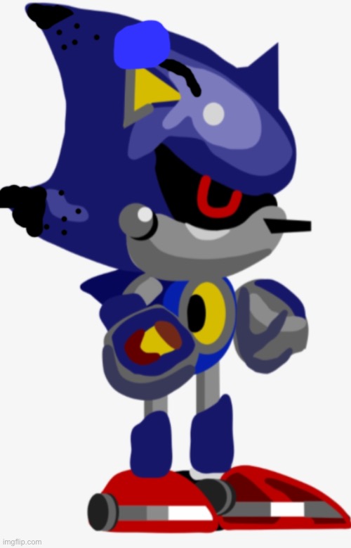 image tagged in inkling metal sonic doll | made w/ Imgflip meme maker