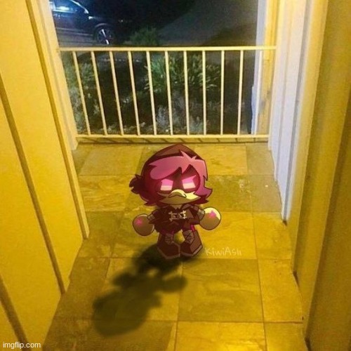 POV: Uzi is at your door | image tagged in murder drones | made w/ Imgflip meme maker