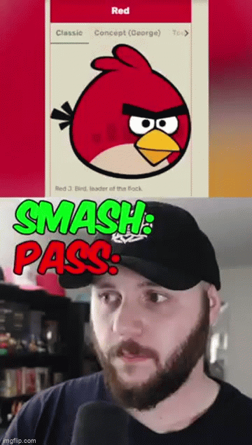 Angry Birds Smash or Pass