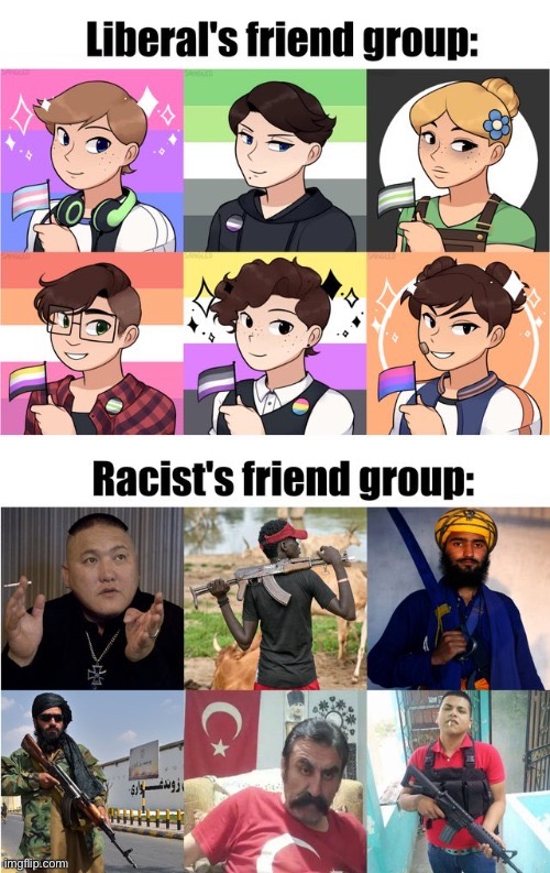 Which friend group would you want? | made w/ Imgflip meme maker