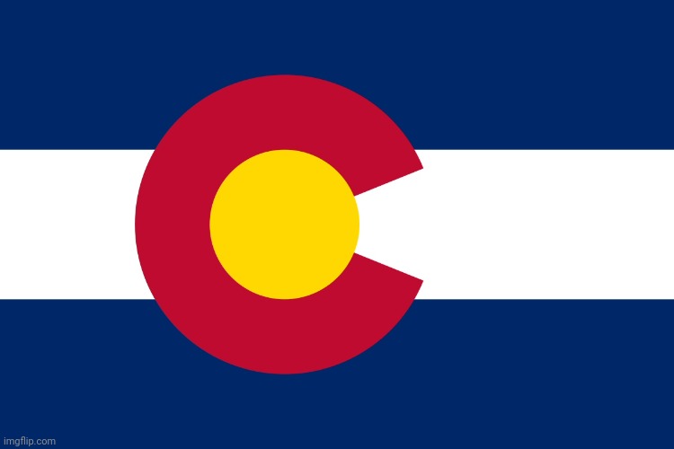 Colorado flag  | image tagged in colorado flag | made w/ Imgflip meme maker