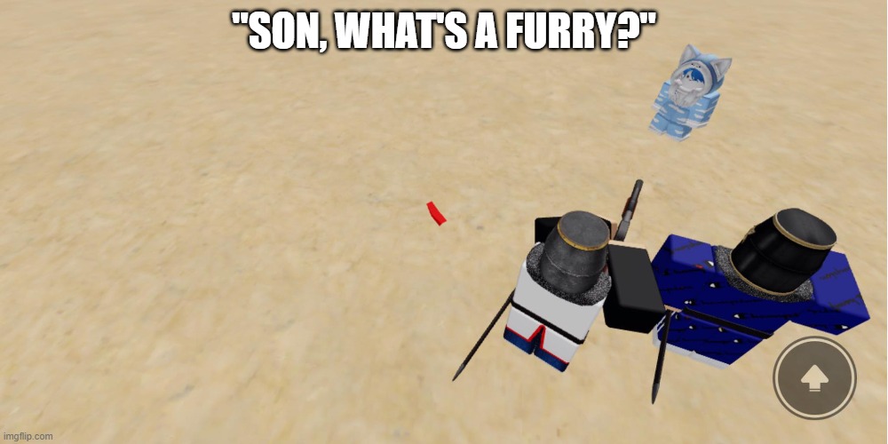 bread boys meme | "SON, WHAT'S A FURRY?" | image tagged in bread boys | made w/ Imgflip meme maker