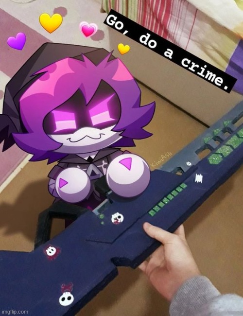 POV: Uzi gives you her railgun | made w/ Imgflip meme maker