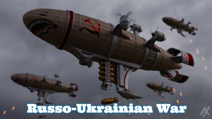 Slavic Airship | Russo-Ukrainian War | image tagged in slavic airship,slavic,russo-ukrainian war | made w/ Imgflip meme maker