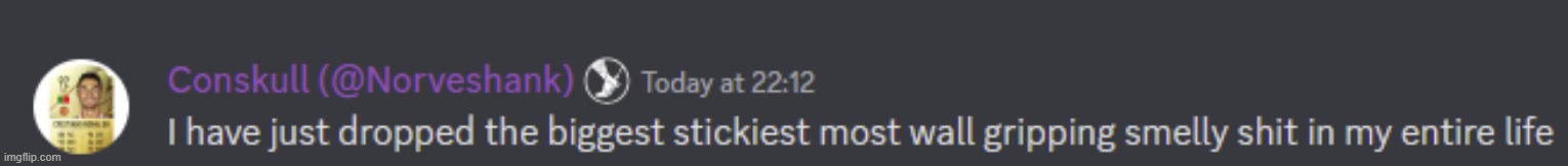 Funny discord message | image tagged in discord | made w/ Imgflip meme maker