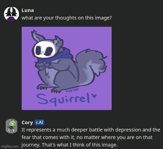 bro- its just an image of Quirrel as a squirrel | made w/ Imgflip meme maker