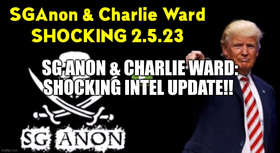 SG Anon & Charlie Ward: Shocking Intel Update!! (Video) 