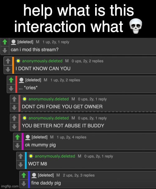 it just gets worse the more you read it | help what is this interaction what 💀 | made w/ Imgflip meme maker