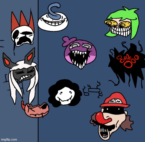 elfiya turned the sketch into a complete background !! | made w/ Imgflip meme maker