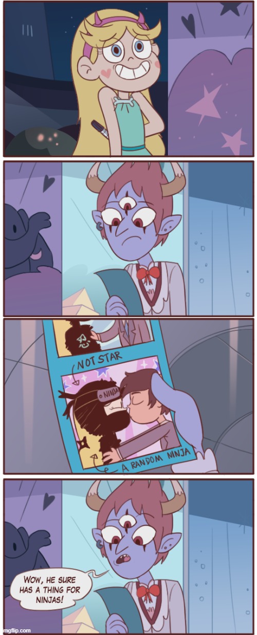 Is Star trying to be silly? | image tagged in morningmark,svtfoe,comics/cartoons,star vs the forces of evil,comics,memes | made w/ Imgflip meme maker