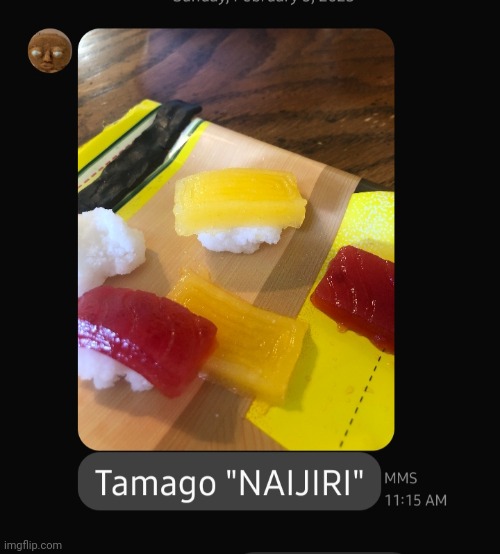 my friend making fun of me because of my pronunciation for nigiri | made w/ Imgflip meme maker