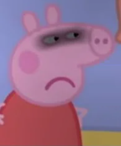 Angry Peppa Pig Blank Meme Template