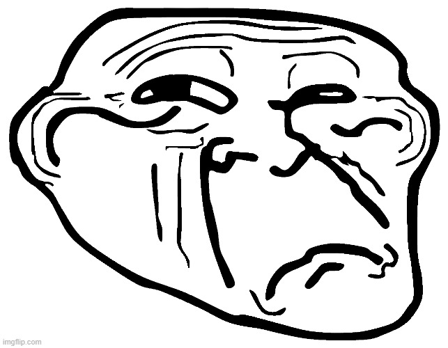Confused trollface | image tagged in confused trollface | made w/ Imgflip meme maker