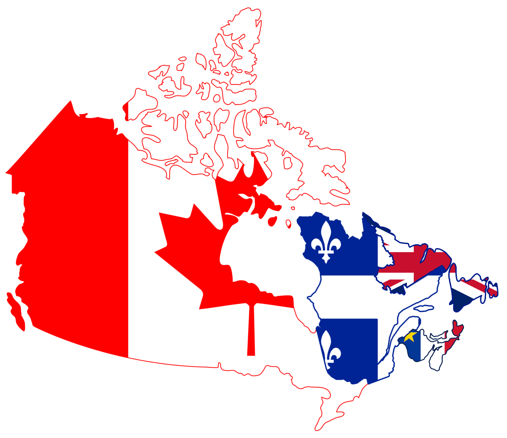 Map of Canada Blank Meme Template