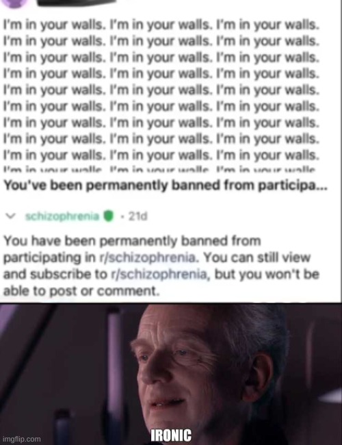 Ironic | image tagged in palpatine ironic,memes,shitpost,unfunny,oh wow are you actually reading these tags | made w/ Imgflip meme maker