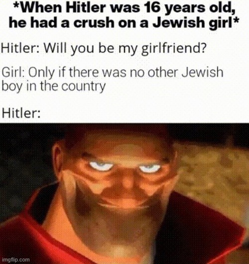 i can do that for u | image tagged in hitler,jews | made w/ Imgflip meme maker
