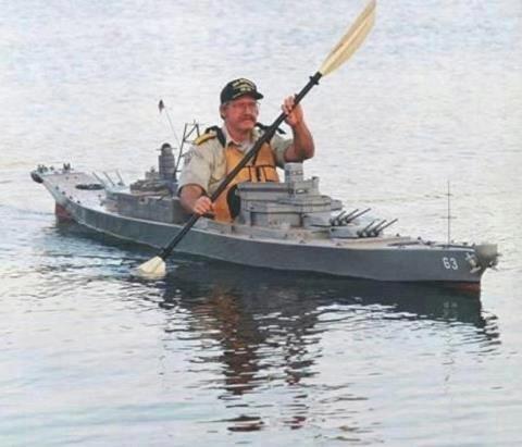 High Quality Top secret Canadian Navy warship heading towards Russia. Blank Meme Template