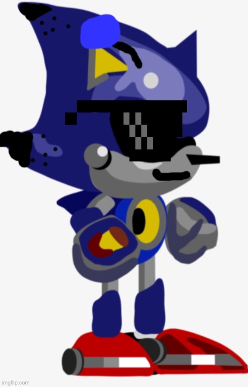 image tagged in inkling metal sonic doll | made w/ Imgflip meme maker