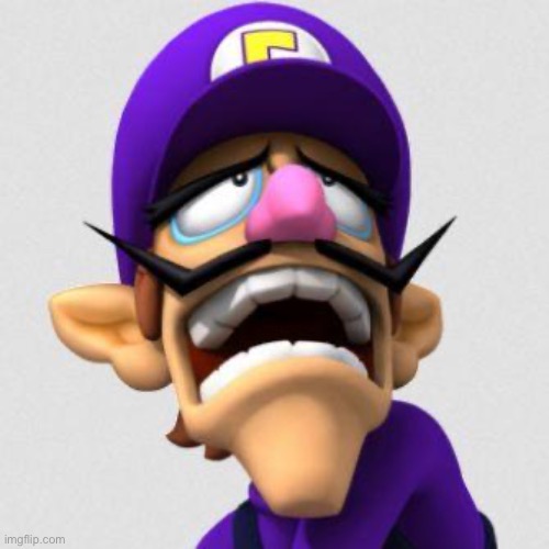 Sad Waluigi | image tagged in sad waluigi | made w/ Imgflip meme maker