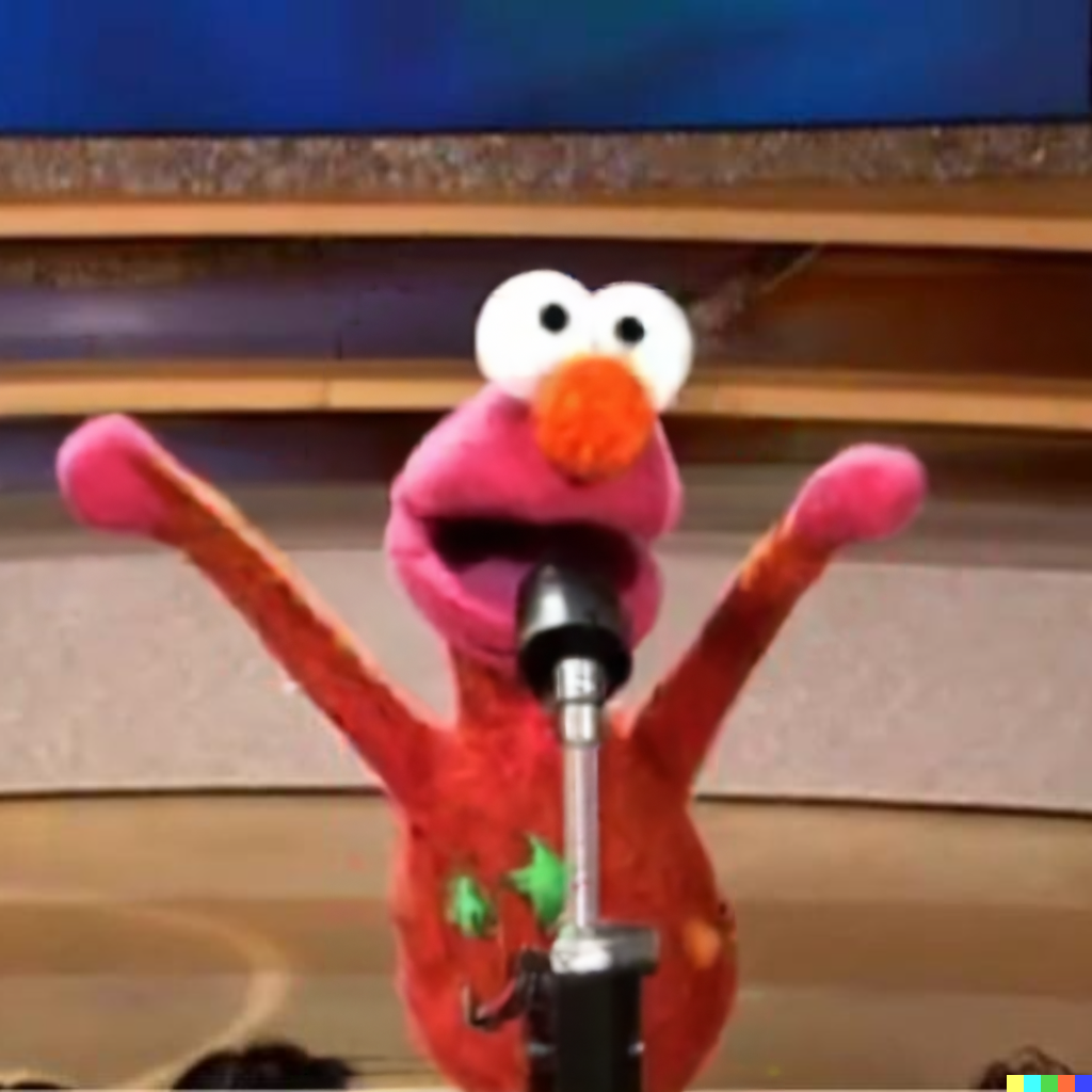 Elmo singing Blank Meme Template