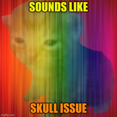 SOUNDS LIKE SKULL ISSUE | made w/ Imgflip meme maker
