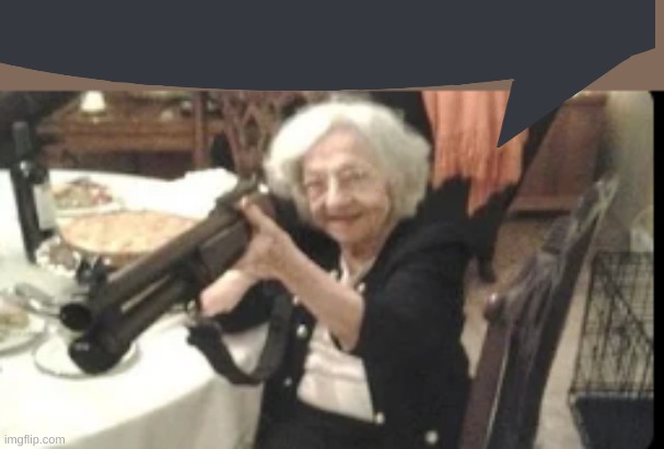 Grandma with a shotgun | image tagged in grandma with a shotgun | made w/ Imgflip meme maker