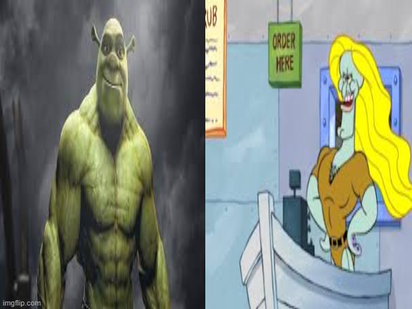 smash or pass | image tagged in shrek,handsome squidward | made w/ Imgflip meme maker