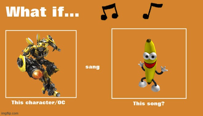 what if bumblebee sang it's peanut butter jelly time | image tagged in what if this character - or oc sang this song,transformers,paramount,peanut butter jelly time,2000s memes | made w/ Imgflip meme maker