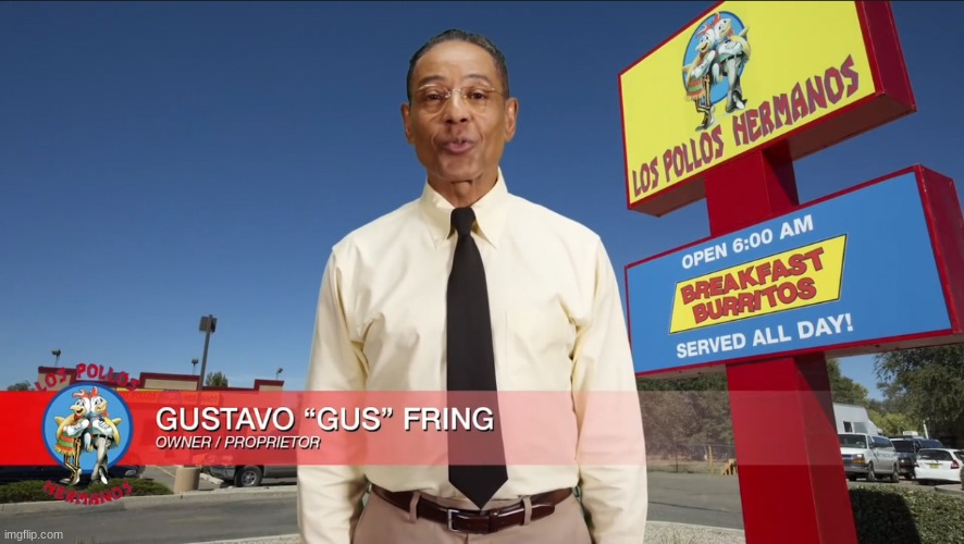 Gustavo fring | image tagged in gustavo fring | made w/ Imgflip meme maker