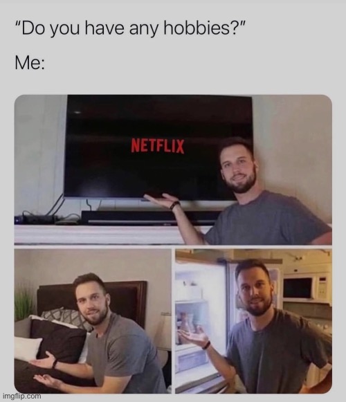Do you have an hobbies? | image tagged in repost,relatable memes,wholesome,hobbies,memes,funny | made w/ Imgflip meme maker