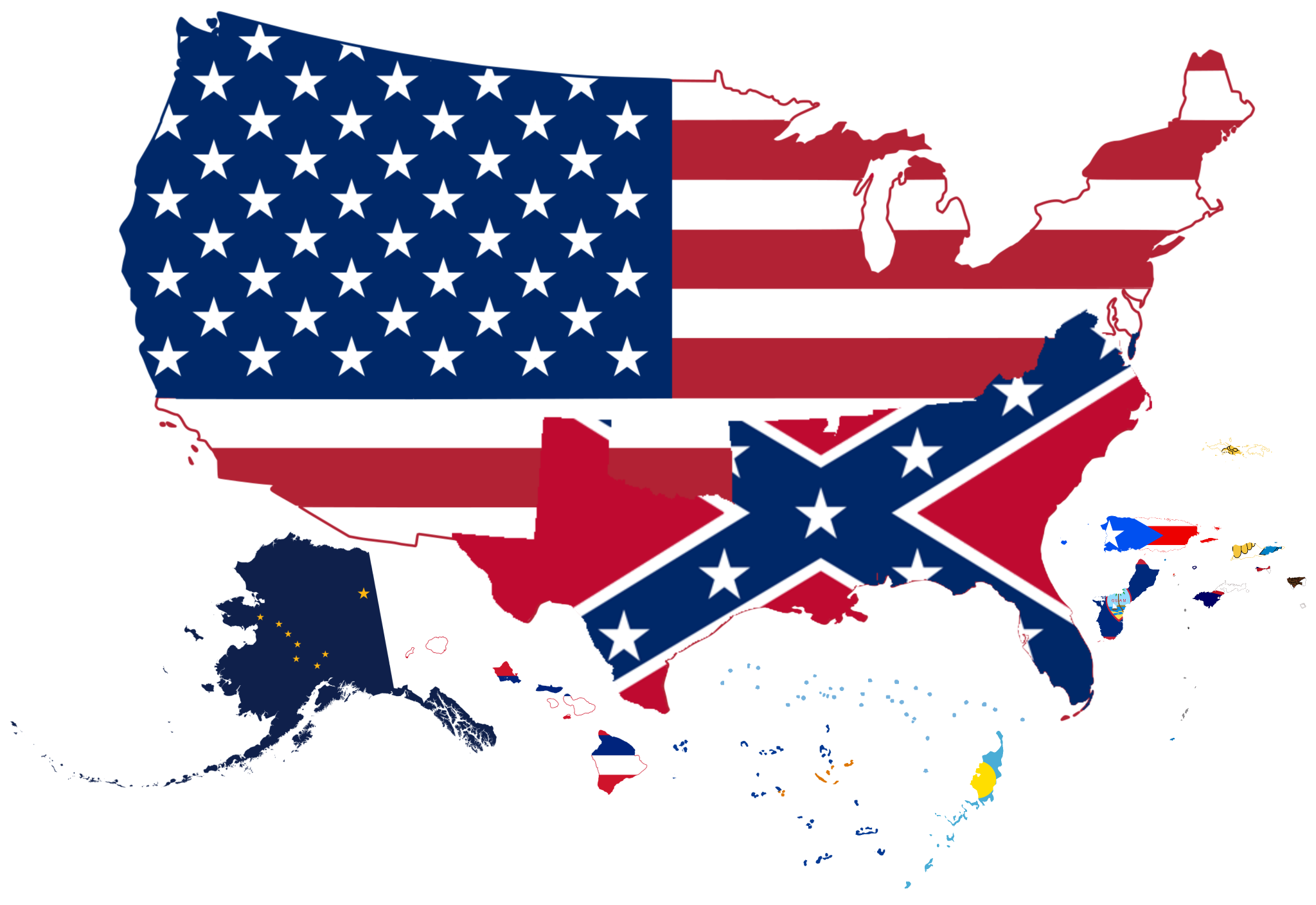 Map of the United States Blank Template - Imgflip