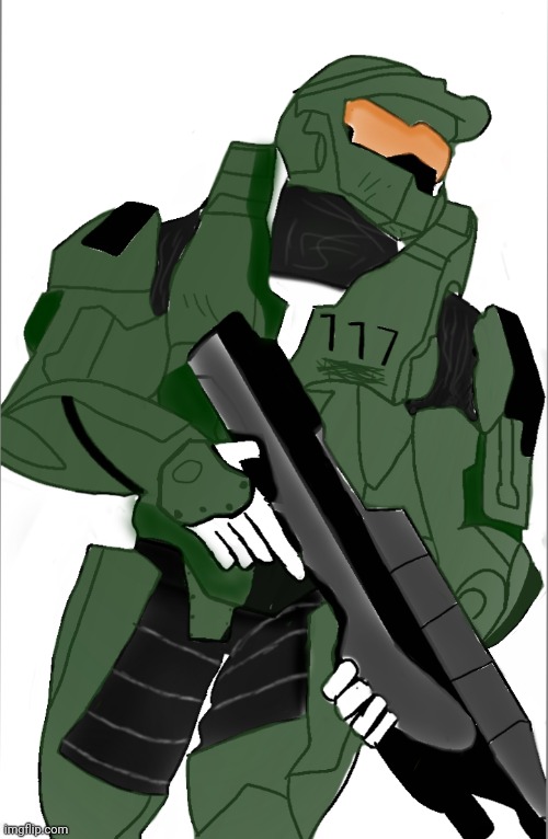 Master chief | image tagged in drawing | made w/ Imgflip meme maker