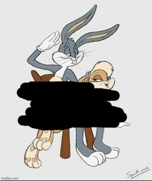 image tagged in bugs bunny spank it | made w/ Imgflip meme maker