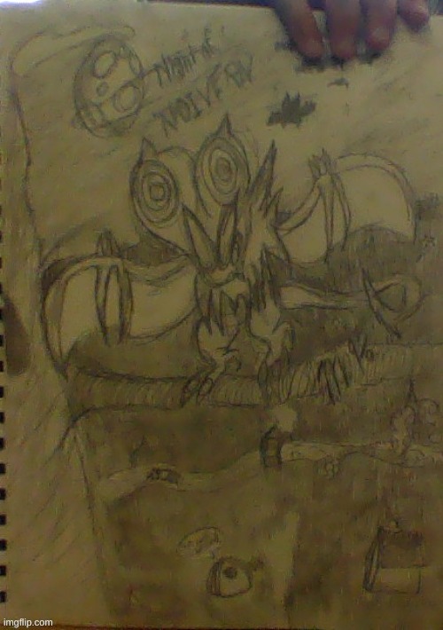 Art name: Night of Noivern (my art) | made w/ Imgflip meme maker