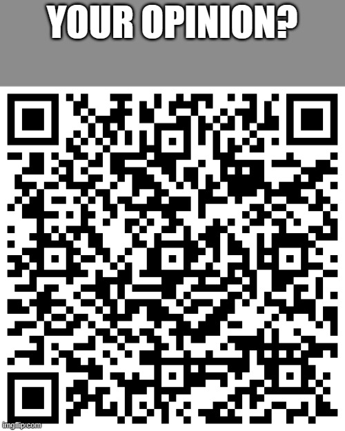 YOUR OPINION? | made w/ Imgflip meme maker