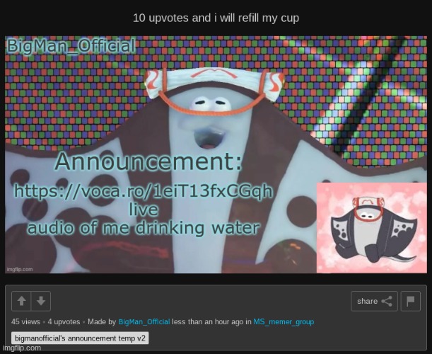 no hydration for me i guess | made w/ Imgflip meme maker