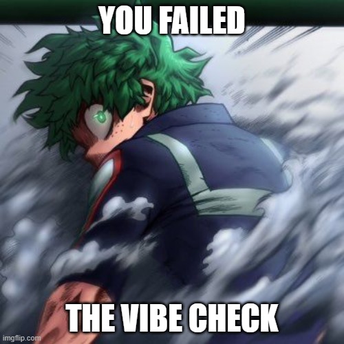 you failed the vibe check | YOU FAILED; THE VIBE CHECK | image tagged in you failed the vibe check | made w/ Imgflip meme maker