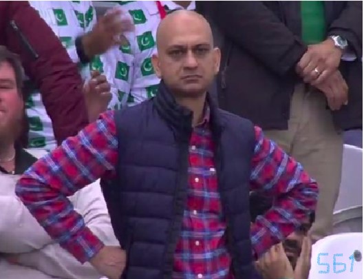 Pakistani cricket fan reaction Blank Meme Template